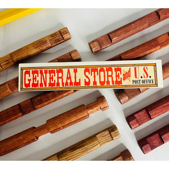 VINTAGE (1986) LINCOLN LOGS PLAYSKOOL 97 PIECES - Picture 6 of 12